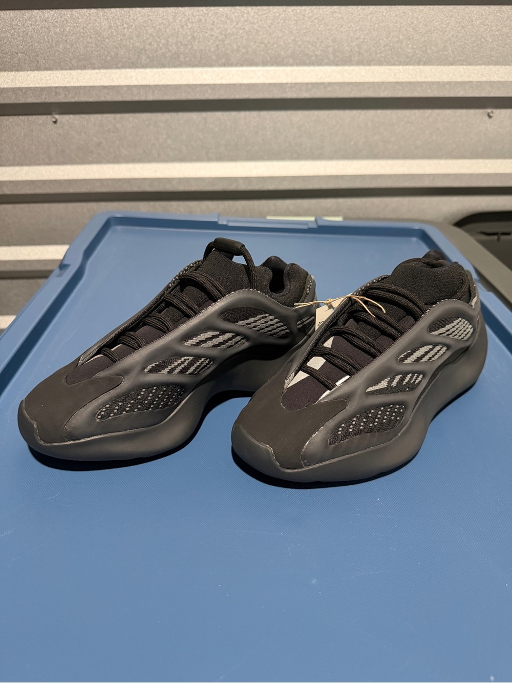 Yeezy Black Low-Top Sneakers